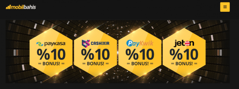 Mobil Bahis Para Çekme ve Yatırma + %10 Bonus